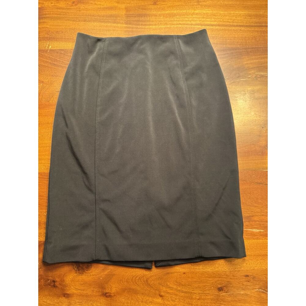 White House Black Market Women’s Black Office Career Pencil Skirt Sz 4